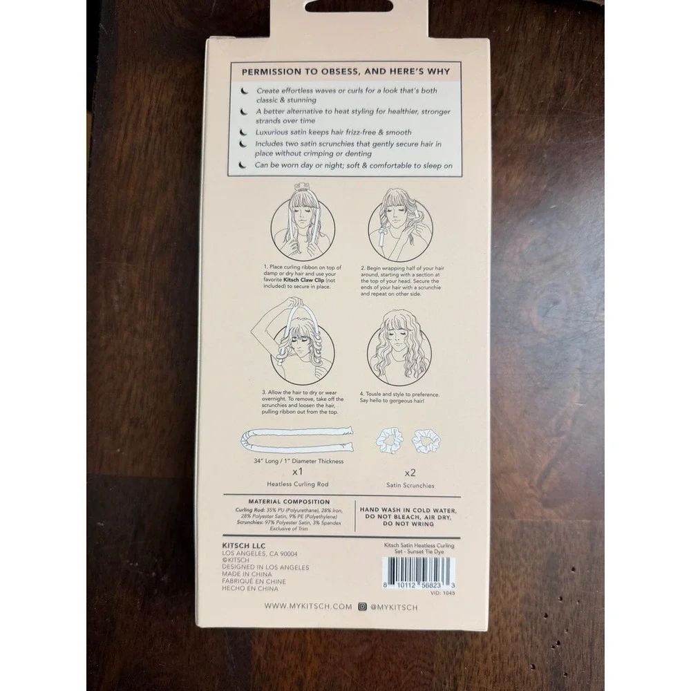 Kitsch heatless curling